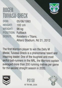 2021 NRL Traders - Pearl Specials #PS150 Roger Tuivasa-Sheck Back